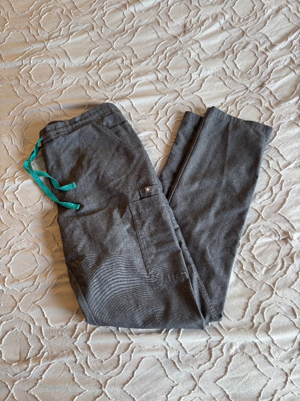 Figs Yola Skinny Scrub Pants - Graphite (Original)